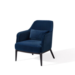 Arm chair sale in bulk good price Modern velvet fabric wooden Leisure armchair-LC20