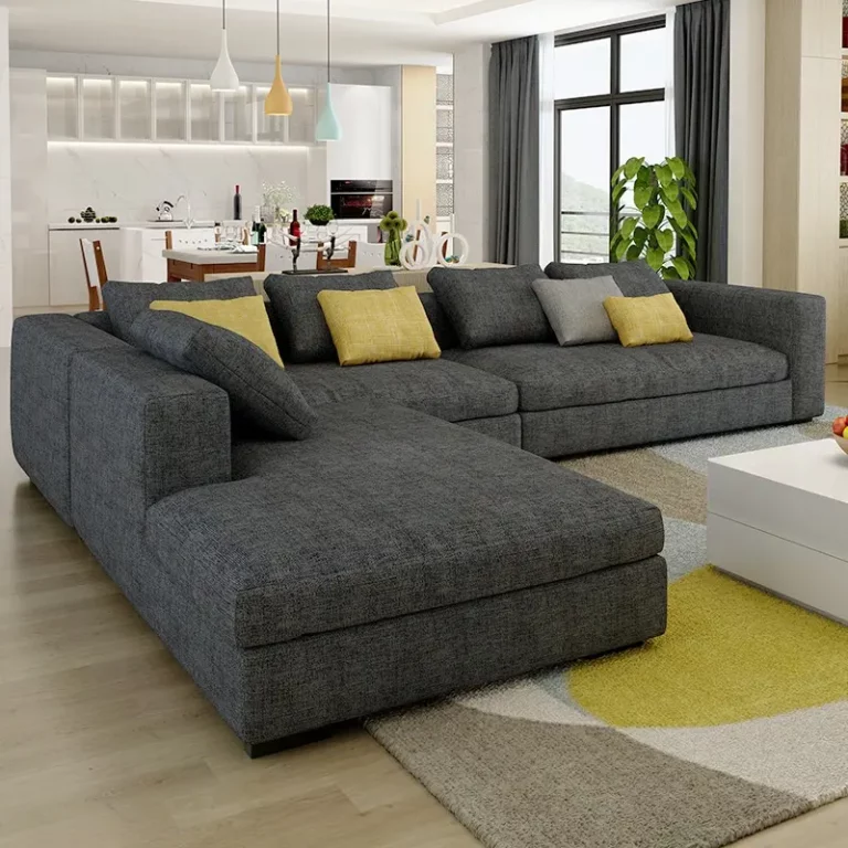 Living Room Couch Sofa White Fabric Sofa Cover Sofa Set Furniture