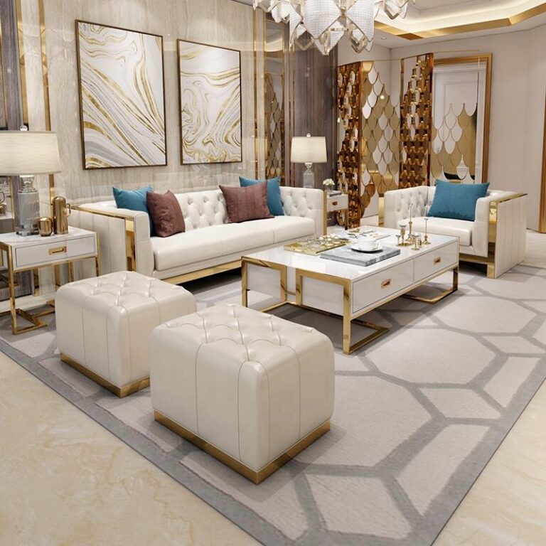 Modern Designs Room Furniture Set Luxury imitation leather Sofa