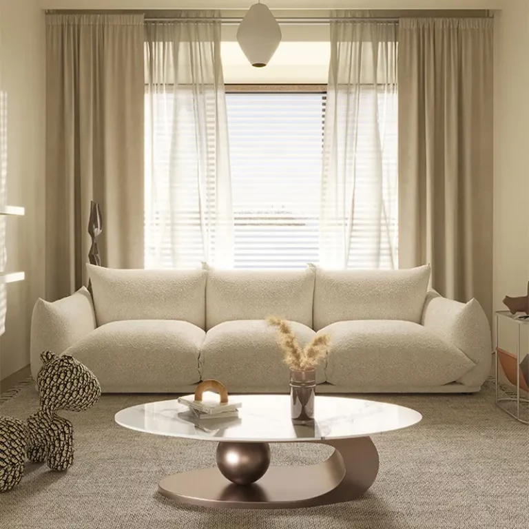 sofa berkualiti cantik modern 3 tempat duduk putih designer krim sofa ruang tamu terkini