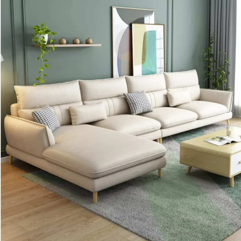 Nordic fabric sofa apartment modern living room furniture
