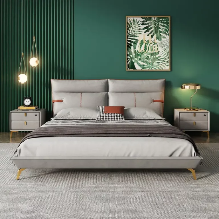 Hot Sale luxury Hi-Tech fabric luxury bed sets modern 1.8m 2m double platform bed Italian bed set furniture bedroom