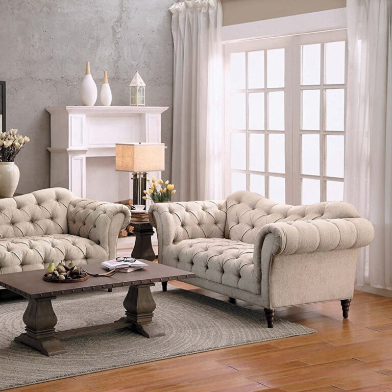 New Design Modern Contemporary synthetic leather Plastic Fabric Wool Three Seat Chester Sofa For Leisure Living Room Apartment