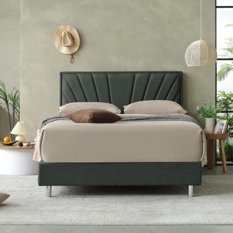 OEM Sleeping New Modern Design Queen King Size Fabric Upholstered Bed
