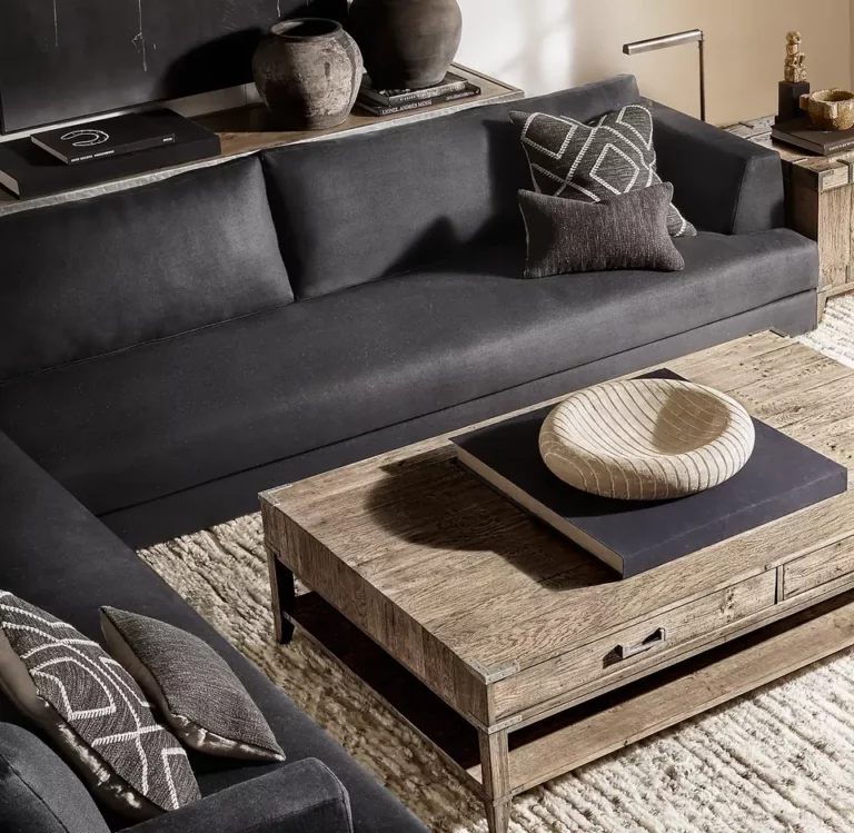 new arrival Professional Workmanship Sectional Sofa for Household Items Crosby Sofa bench-seat L-sectional