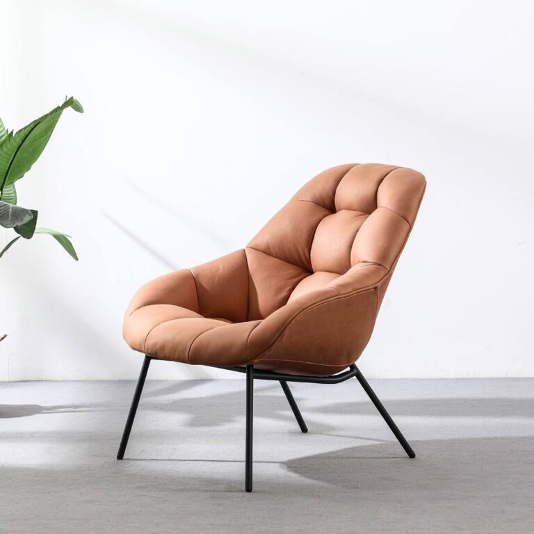 Modern Living Room Bedroom Furniture Lazy Relaxing Lounge New York Armchair Single Leather Leisure Chair for rest