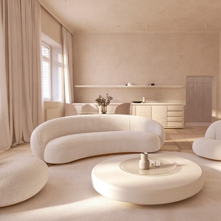 sectional 3 seater sofa luxury modern white lamb wool living room furnitur