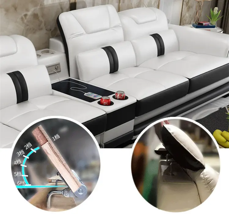 hot selling multifunctional living room furniture sofa leather couch