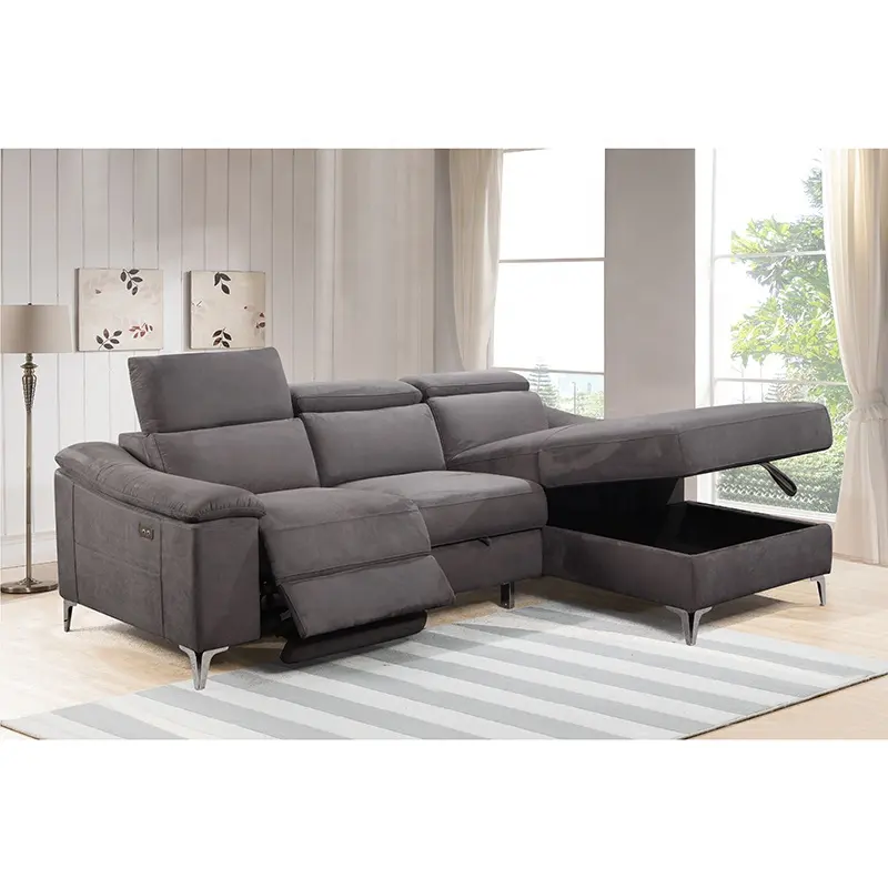 Modern home furniture corner sofa set Sleeping functional sectional sofa bed Multi functional sofa