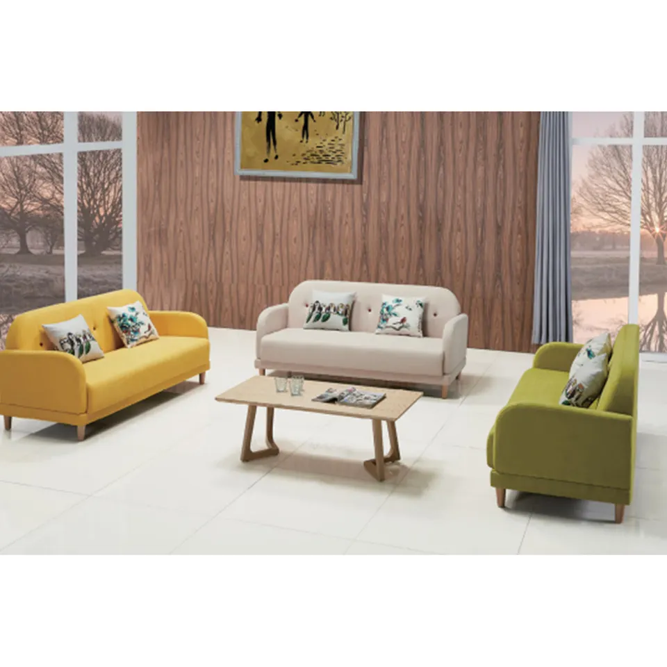 Wholesale Modern Living Room Furniture Factory Price Wooden Sofa Set Reclinable Velvet Sofa Set Luxury Furniture