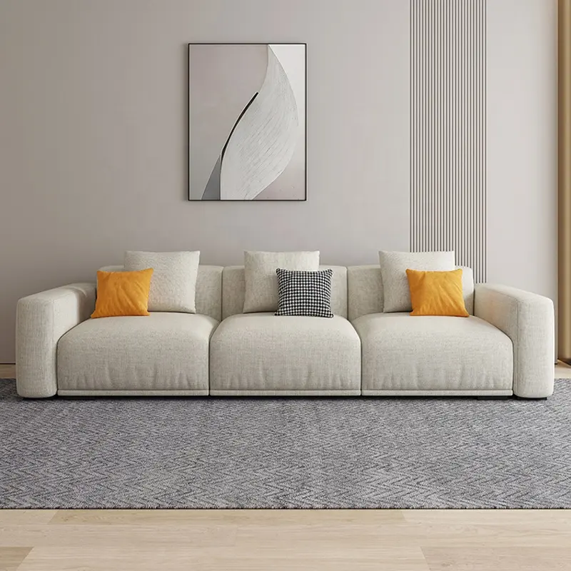 Sectional Sofa Couch Fabric Sofa for Apartments Living Room Sofas Furniture Fabric Couch