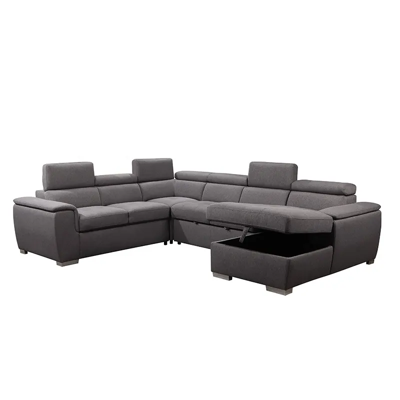 Living room furniture Modern U shaped corner sofa European style large sofa bed sleeper