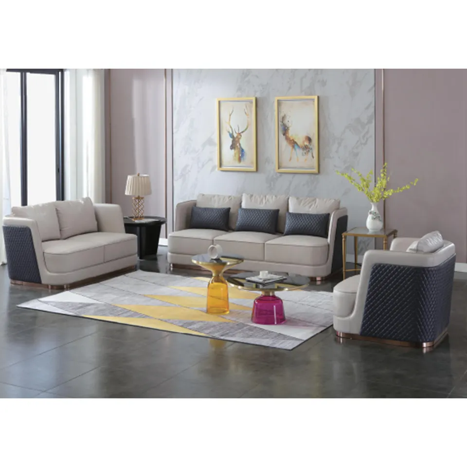 Wholesale Modern Living Room Furniture Factory Price Wooden Sofa Set Reclinable Velvet Sofa Set Luxury Furniture