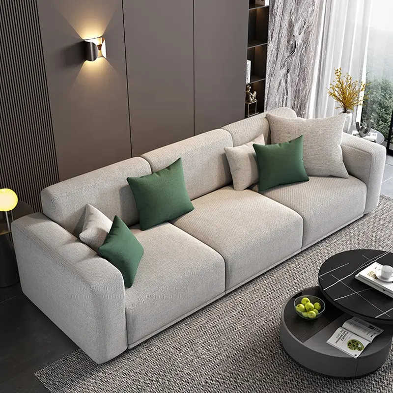Sectional Sofa Couch Fabric Sofa for Apartments Living Room Sofas Furniture Fabric Couch