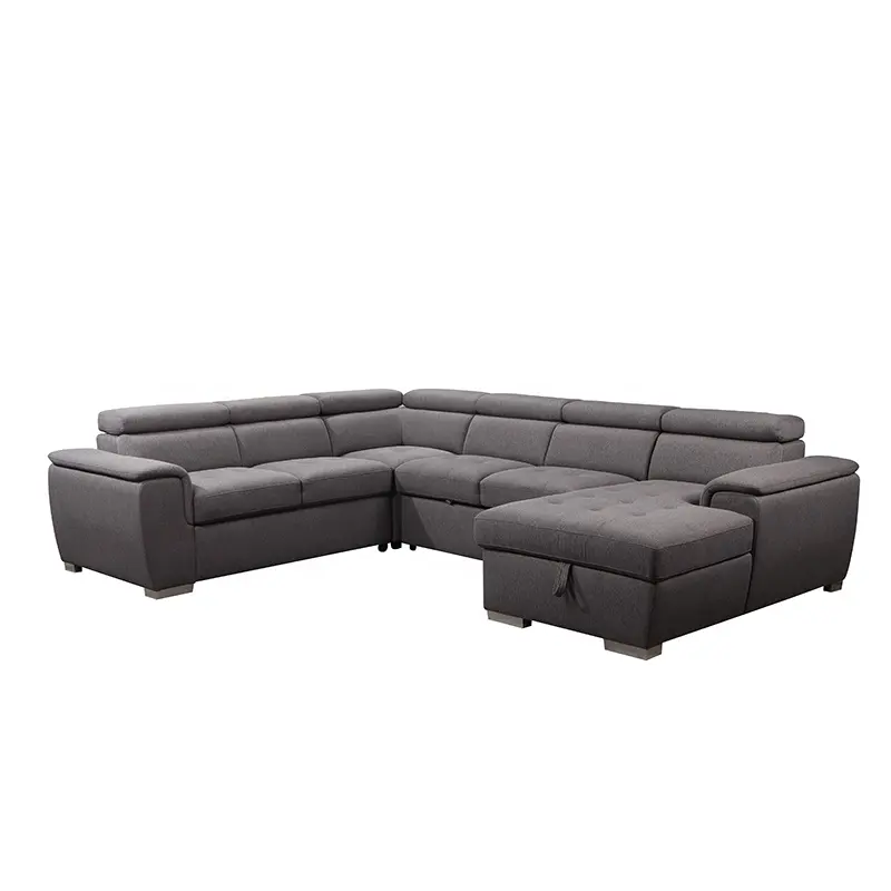 Living room furniture Modern U shaped corner sofa European style large sofa bed sleeper