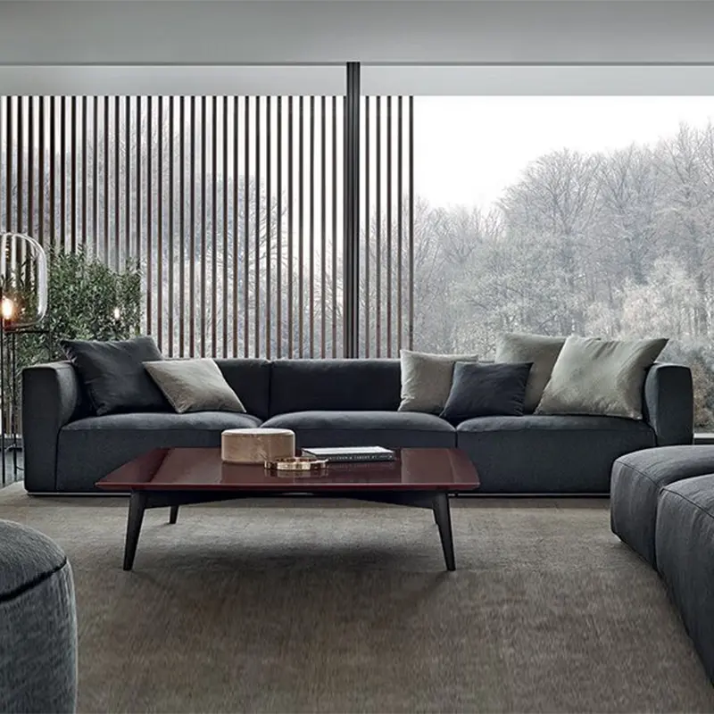 Sectional Sofa Couch Fabric Sofa for Apartments Living Room Sofas Furniture Fabric Couch