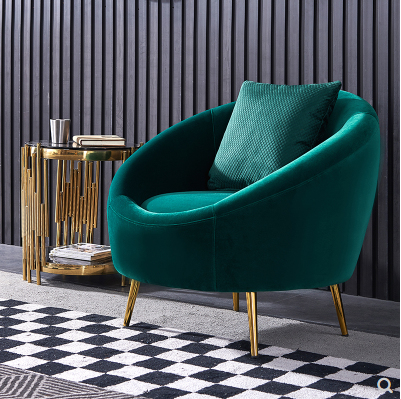 Modern Metal Frame Minimalist Luxury Furniture Green Furniture Sofa Set