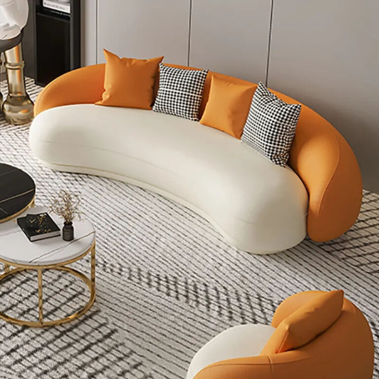 Genuine leather sofa set living room furniture modern royal sofa set