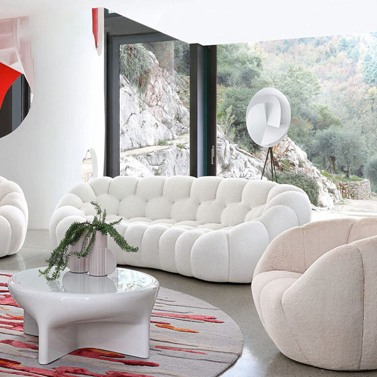 Luxury Nordic style design living room leisure colorful fabric sofa set furniture modern lounge chesterfield velvet sofas