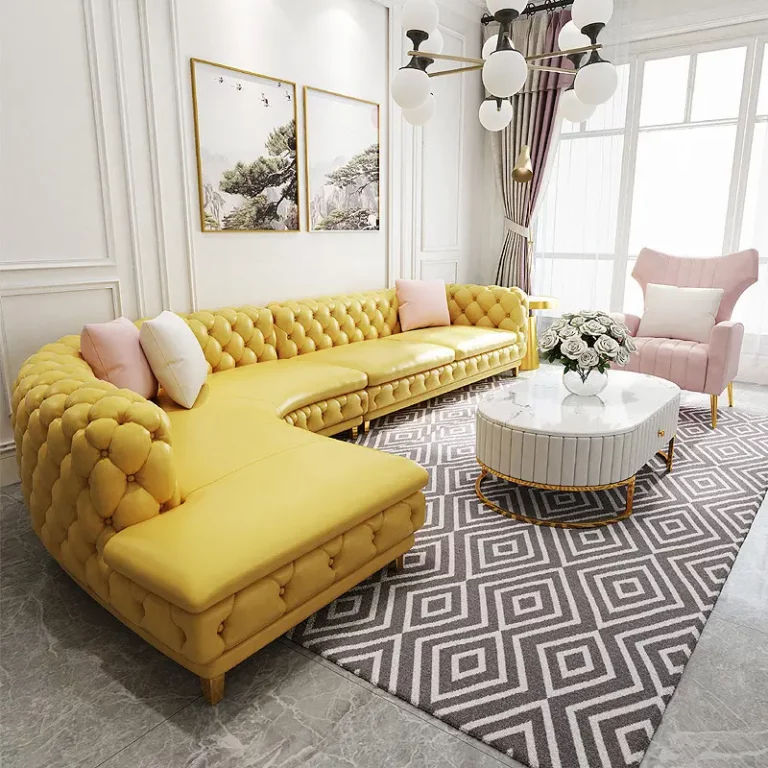 modern design chesterfield large couch luxury corner sofa sectional l shape 3seater sofas set for living sitting room furniture