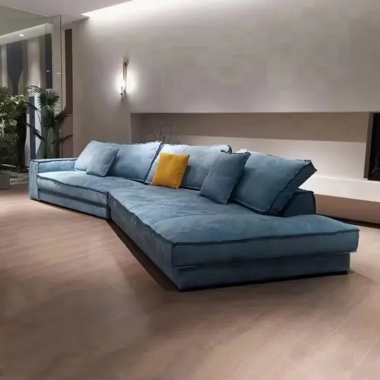 Best Sell Large Leather Sofa Home Luxury Italian Modern Design Sofa Set L shape Luxury Sectional Couch Living Room Sofa