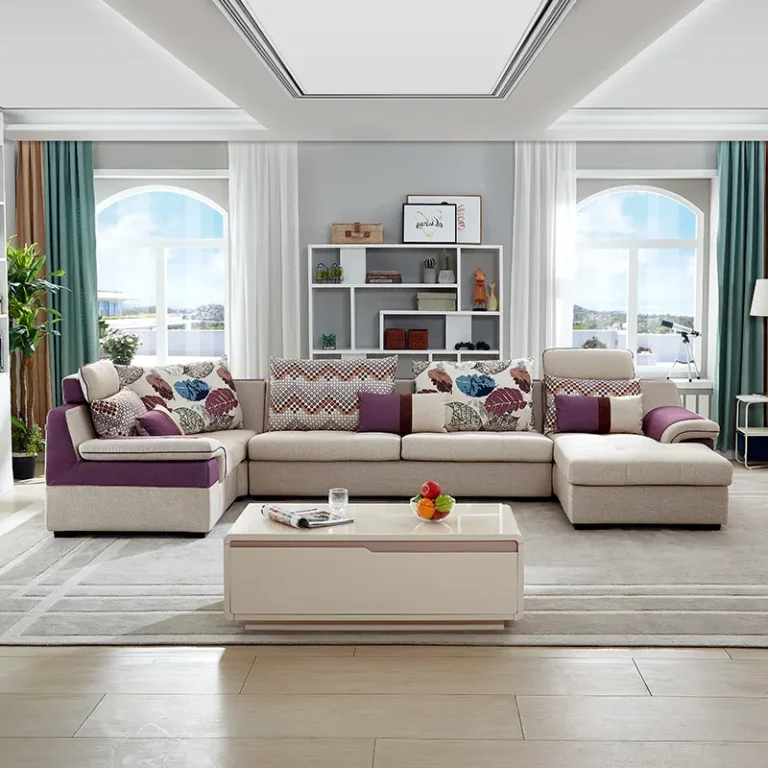 modern 7 seater 2021 fabric couch sofa modern u shape for home