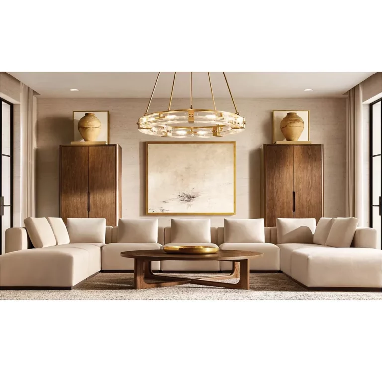 Modular sofa sectional custom L U shape velvet oak base modern home furniture living room sofas