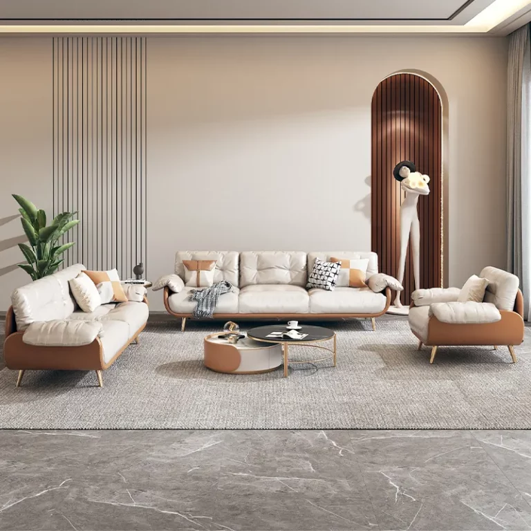 Technology fabric Upholstered Modern funiture Sectional Sofa set for Living Room