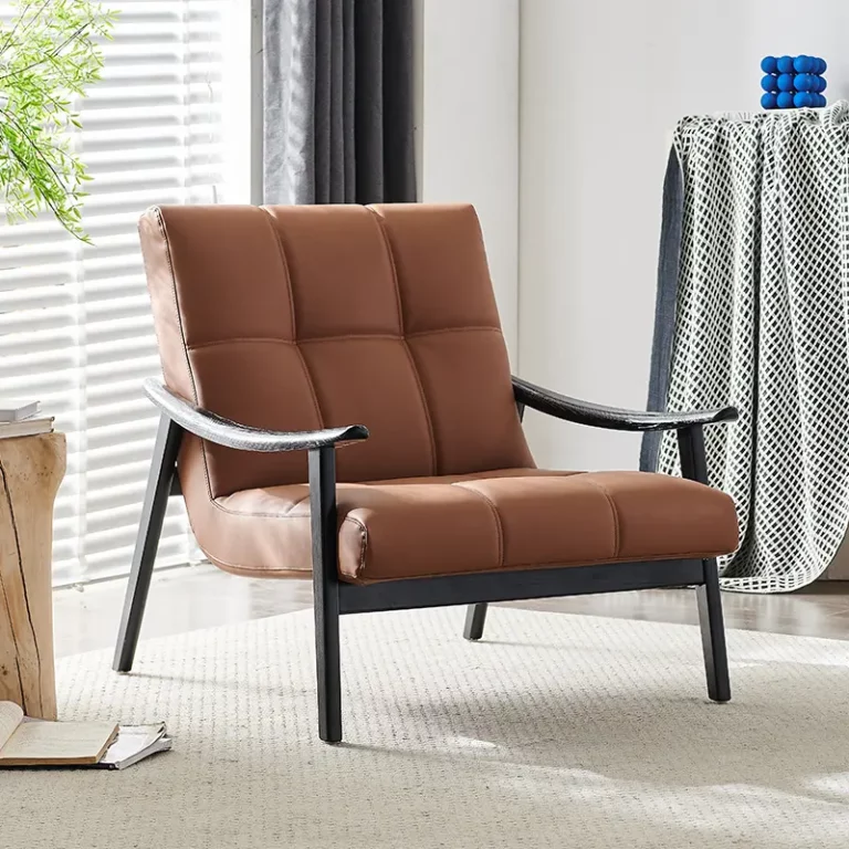 Italian Accent high quality luxury modern reclining frame wooden step sofa room indoor Fabric casual chair Lounge chair
