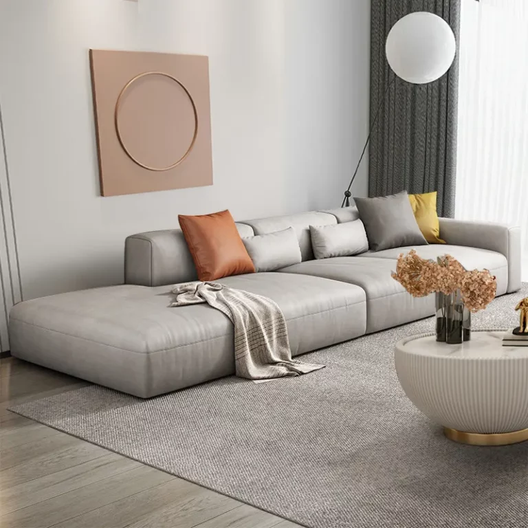 Modular Sectional sofas Genuine Leather Reversible Leather Sofa Living Room Sofas