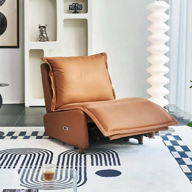 Recliner sofa Modern Accent Chairs With USB Charge Relaxing Furniture Leather Accent Chair