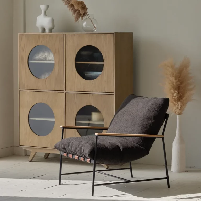 Modern denver designer furniture wabi-sabi boutique vail comfortable casual luxury armchair lounge chair leisure sofa chair
