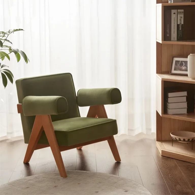 Modern New Design Comfortable Living Room Leisure Upholstered Armchairs Single Sofa