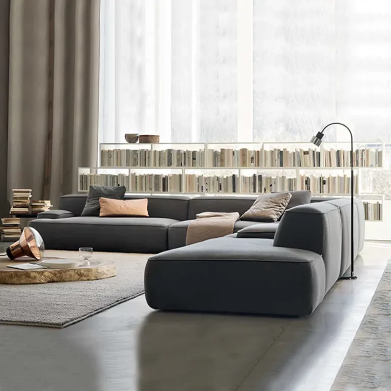 New Sofa Home Furniture Minimal Italian L Shape Corner Sofa Livingroom Furniture