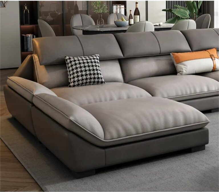 Modern design luxury living room villa hotel sofa furniture leather sofa set couch sofa