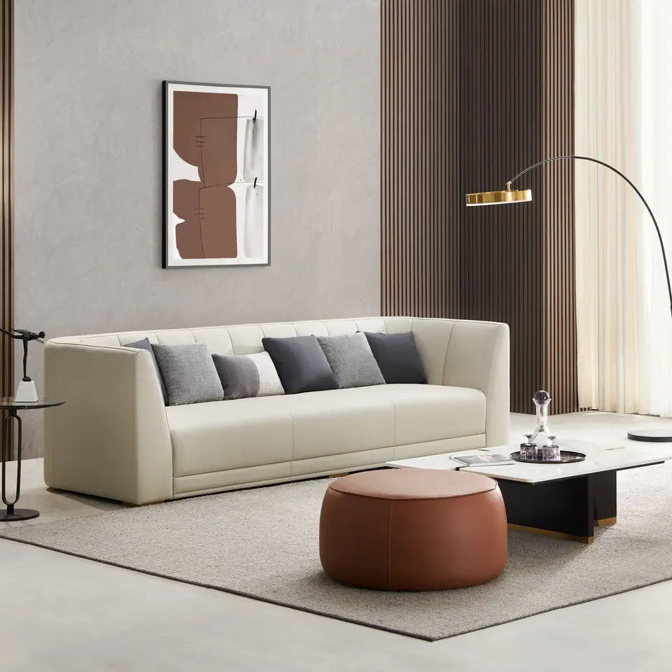 Lasted Design Modern Comfortable Upholstered Sectional Sofa Set Furniture Living Room