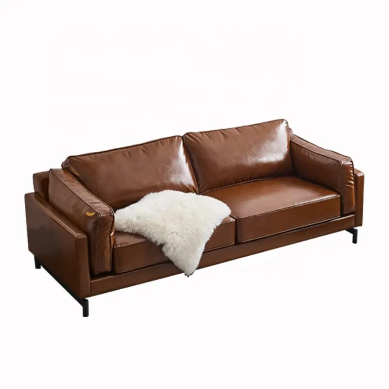 Factory direct sales of modern business reception leather sofa
