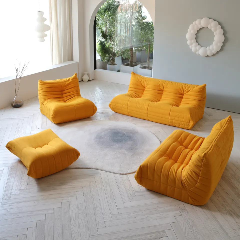 Hot Selling Teddy Lazy Sofa Living Room Sectional Modular Sofa Seat Single Floor Chair Lazy Togos Sofa