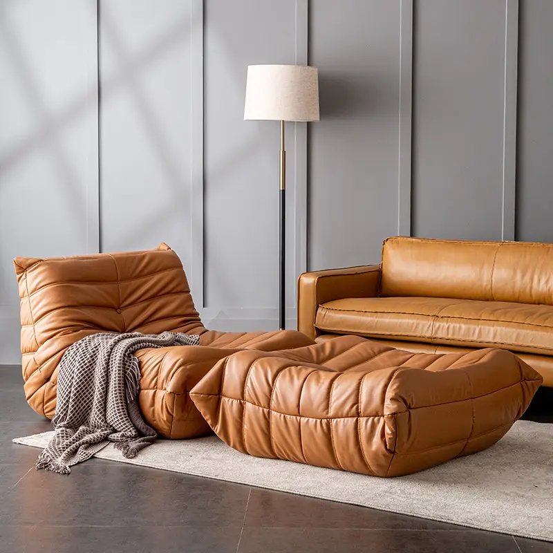 hot selling upholstered corner sofas Fabric Sofa lazy tatami relaxing sofa for sales