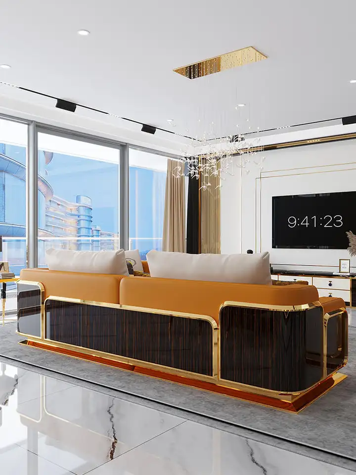 contemporary modern design living room furniture large leather corner sectional 3 2 1 seater sofa set