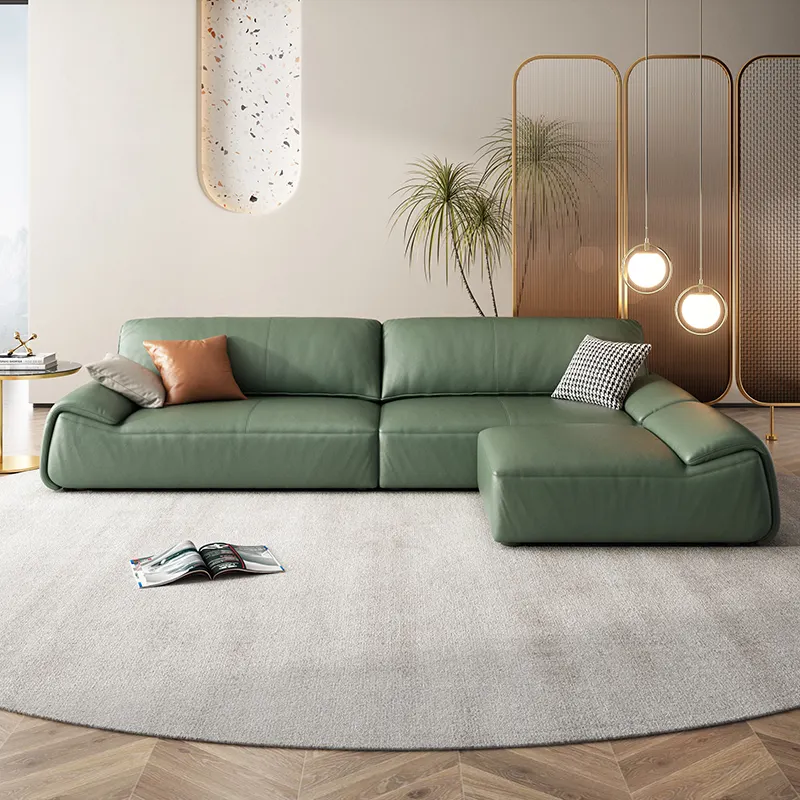 Leather 3 Seater Recliner Modern Sofa Set Furniture Sectional Modern Long Couch Living Room Sofas