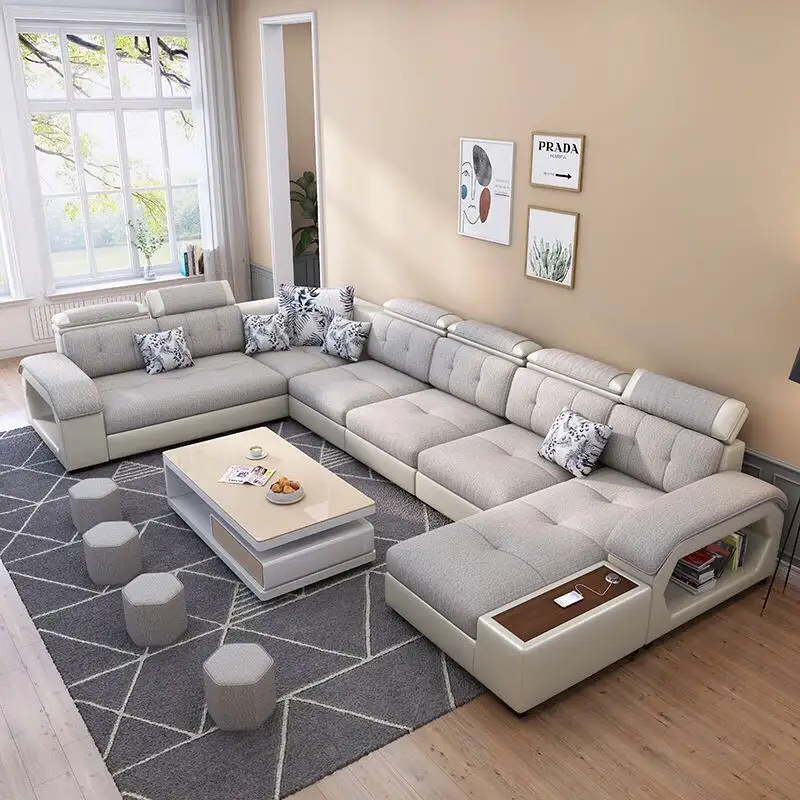 Living room furniture sofa set modern couch leather comfort designs wooden other luxury lounge pieces of living room furniture