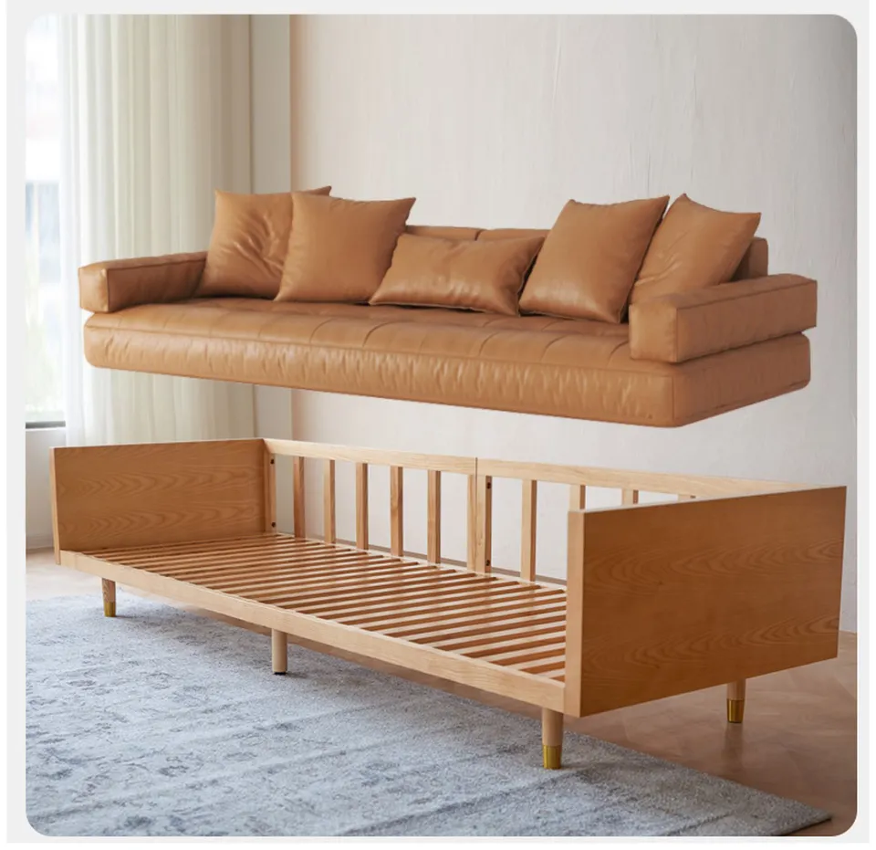 Modern three seaters wooden frame fabric couch furniture living room sofas set