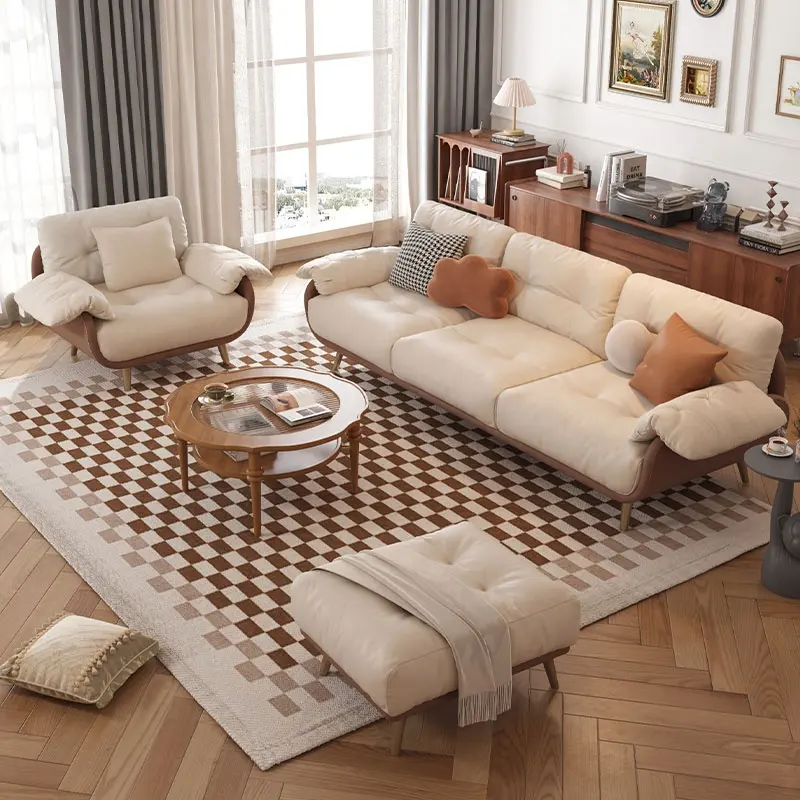Technology fabric Upholstered Modern funiture Sectional Sofa set for Living Room