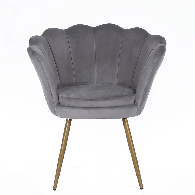 High Back Bedroom furniture Velvet Nordic Fabric Dining chairs Upholstered bedroom Chair sofa living room chair