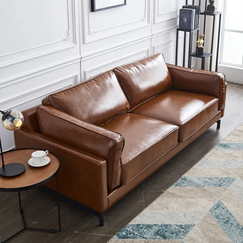 Factory direct sales of modern business reception leather sofa