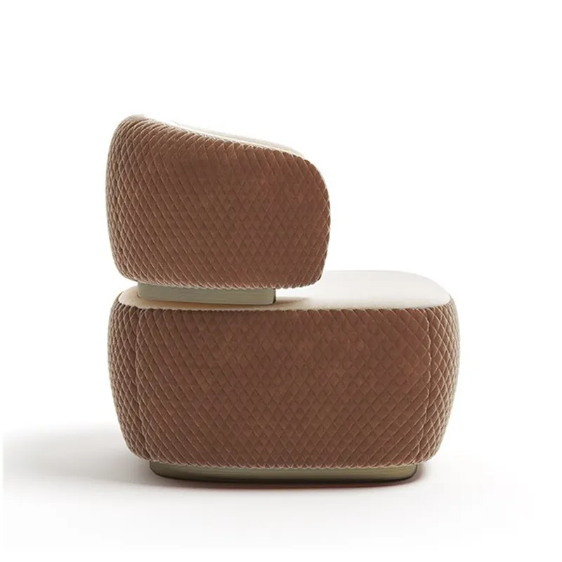 China factory wholesale custom modern nordic design sofa chair villa living room leather leisure chair
