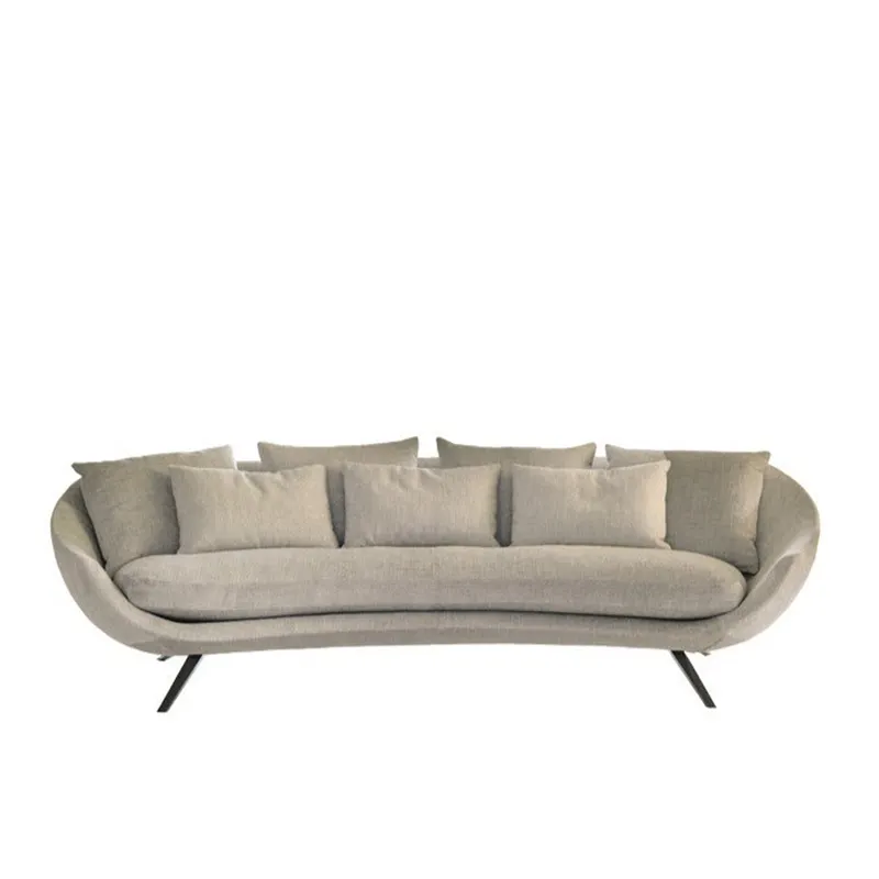 Made in china new model velvet fabric sofa italian sofa set design Living Room Furniture