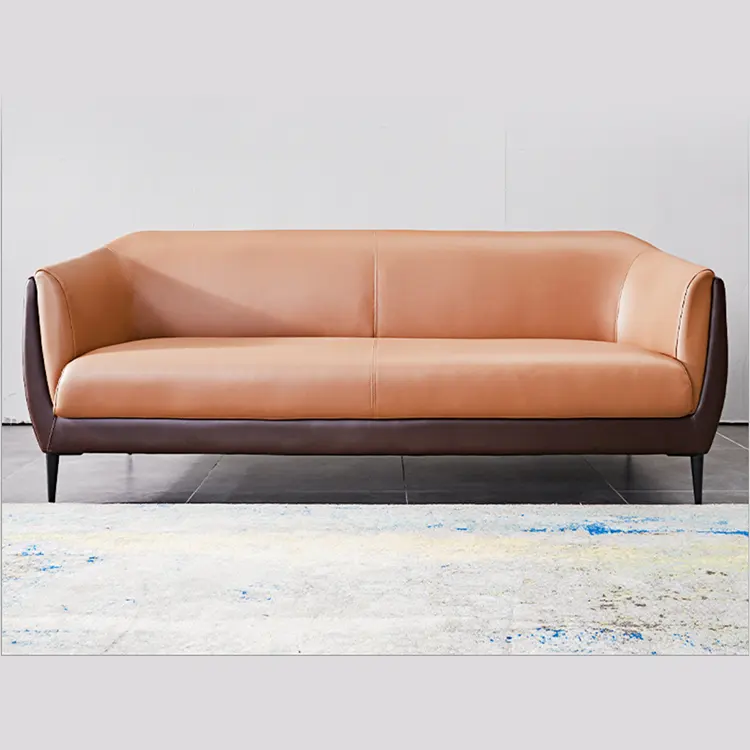 Comfortable modern high quality leather furniture sets living room sofas