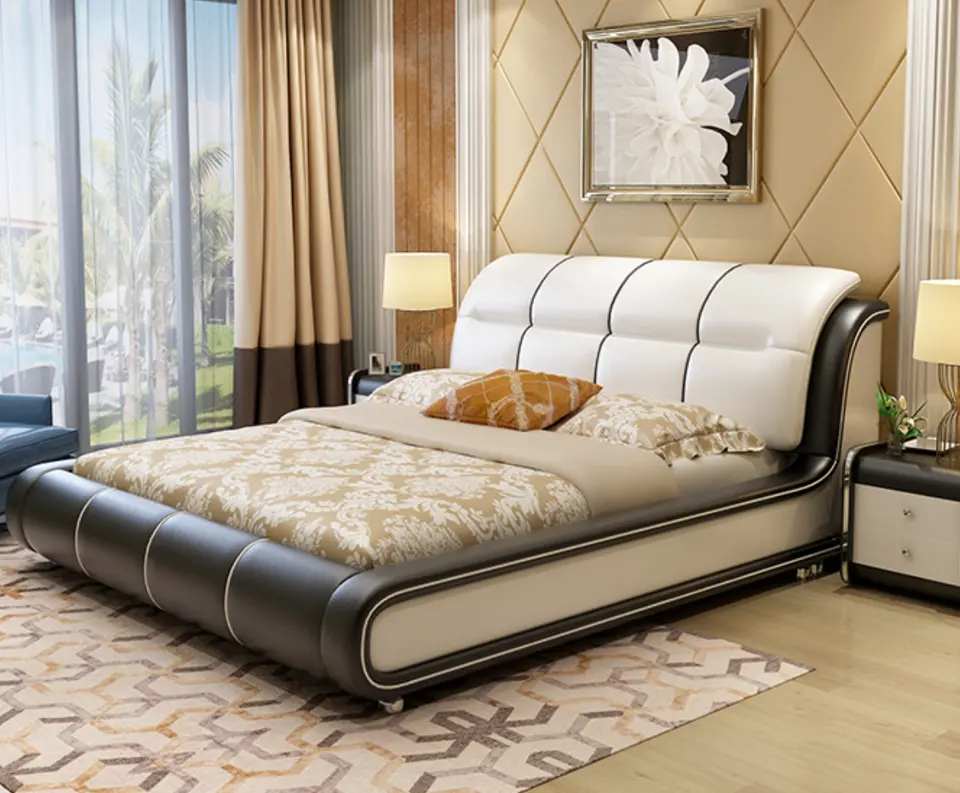 Queen bed frame bedroom set comforter frame with storage wood 1 set order furniture modern women base platform wood queen bed